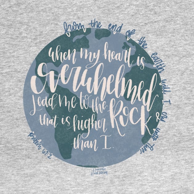 The Psalm 61:2 by Hannah’s Hand Lettering